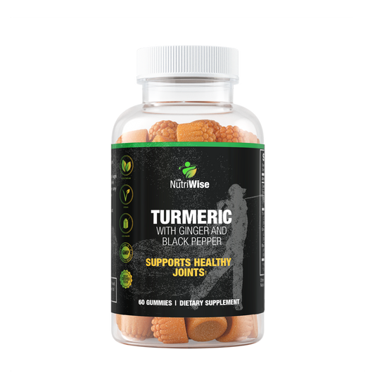 Turmeric, Black Pepper & Ginger Gummies, 2 serv. sz