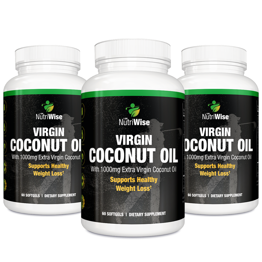 Organic Virgin Coconut Oil, 1000mg