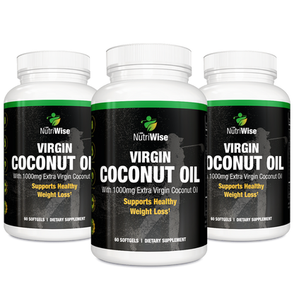 Organic Virgin Coconut Oil, 1000mg