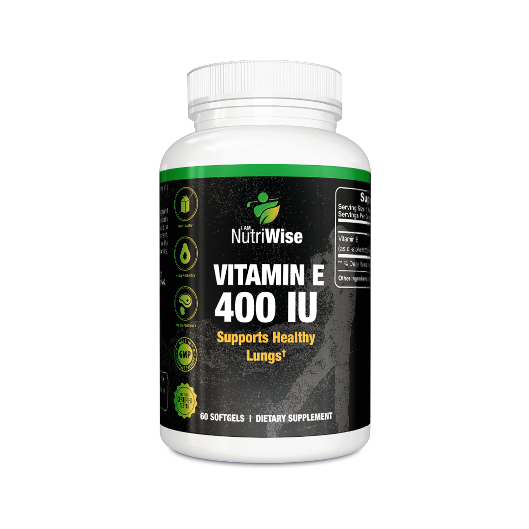 Vitamin E 400IU Softgel, 1 serv. size