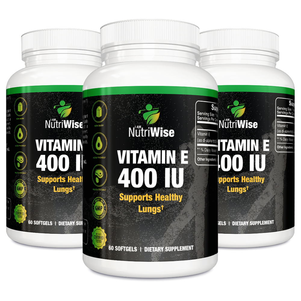 Vitamin E 400IU Softgel, 1 serv. size