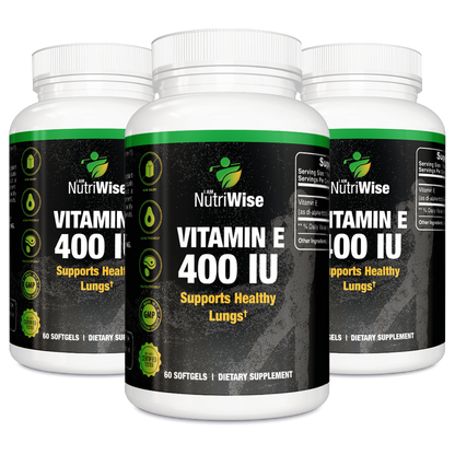 Vitamin E 400IU Softgel, 1 serv. size