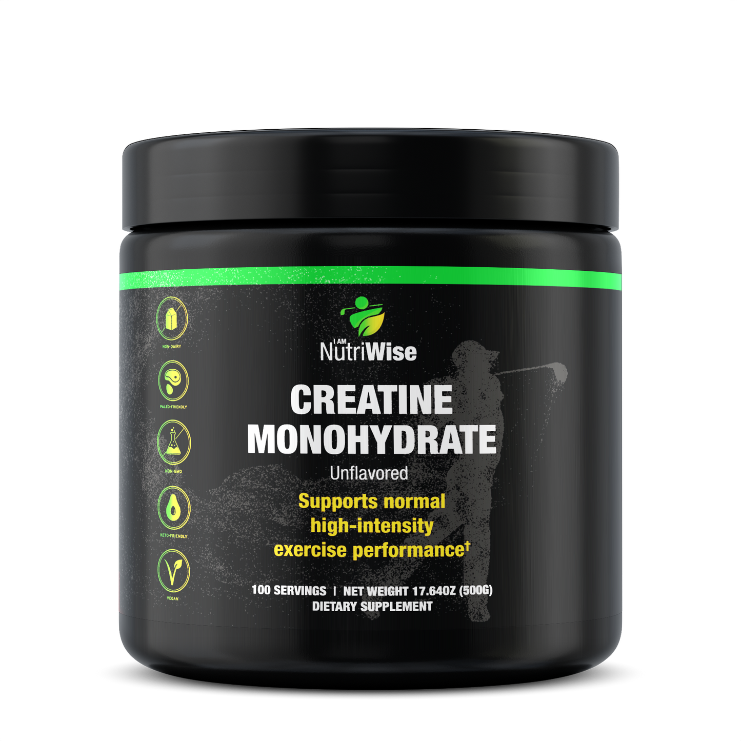 Creatine Monohydrate, 500g/100 serv.